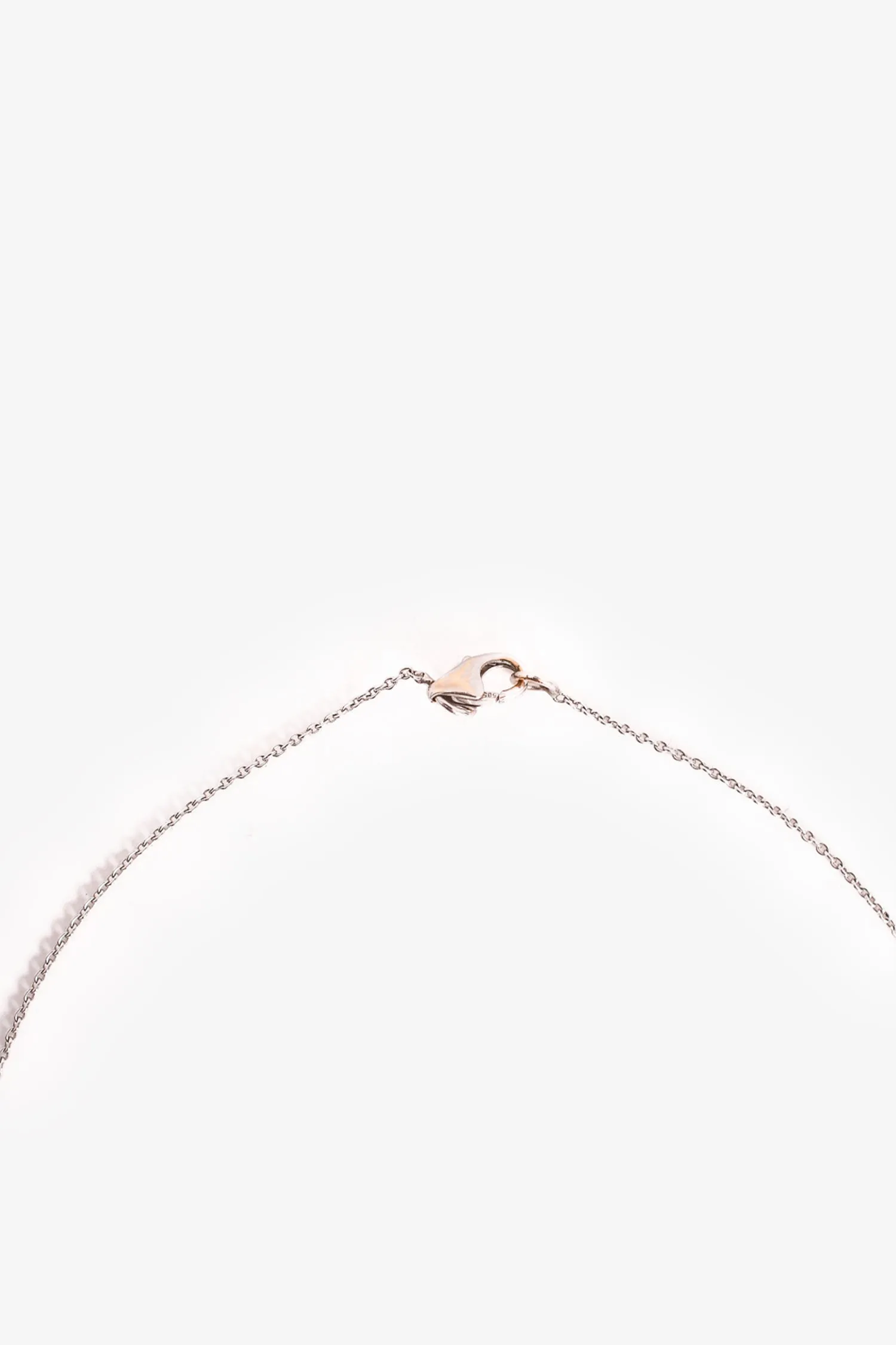 14k White Gold 0.470 ct. Diamond Necklace