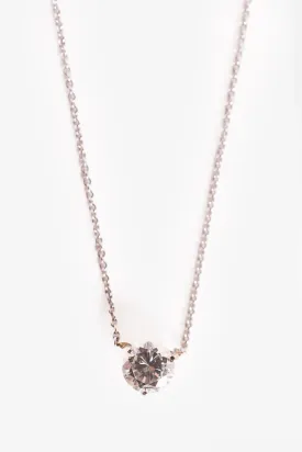 14k White Gold 0.470 ct. Diamond Necklace