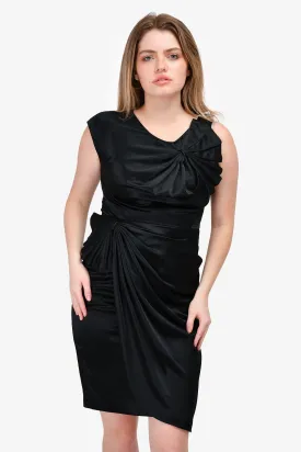 3.1 Phillip Lim Black Silky Sleeveless Knee Length Dress Size 6