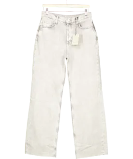 AllSaints Grey Wendel Straight Leg Denim Jeans W27