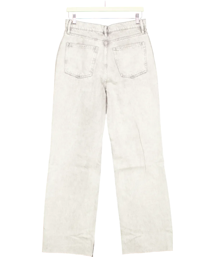 AllSaints Grey Wendel Straight Leg Denim Jeans W27