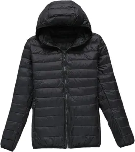 Aéropostale Women Duck Down Hooded Puffer Jacket, XL */