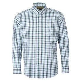 Barbour Hallhill Performance Mens Shirt - Green