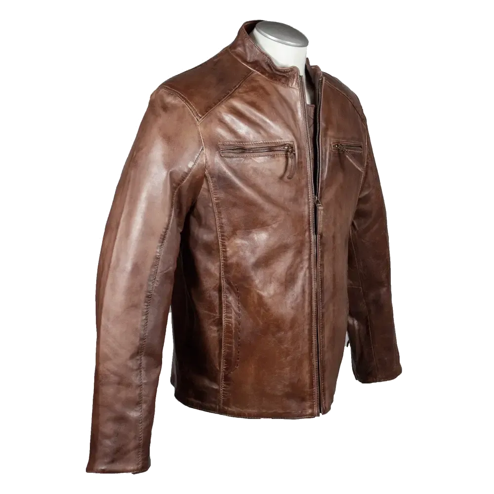BOL Men's Racer Leather Jacket