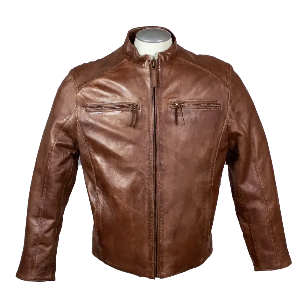 BOL Men's Racer Leather Jacket