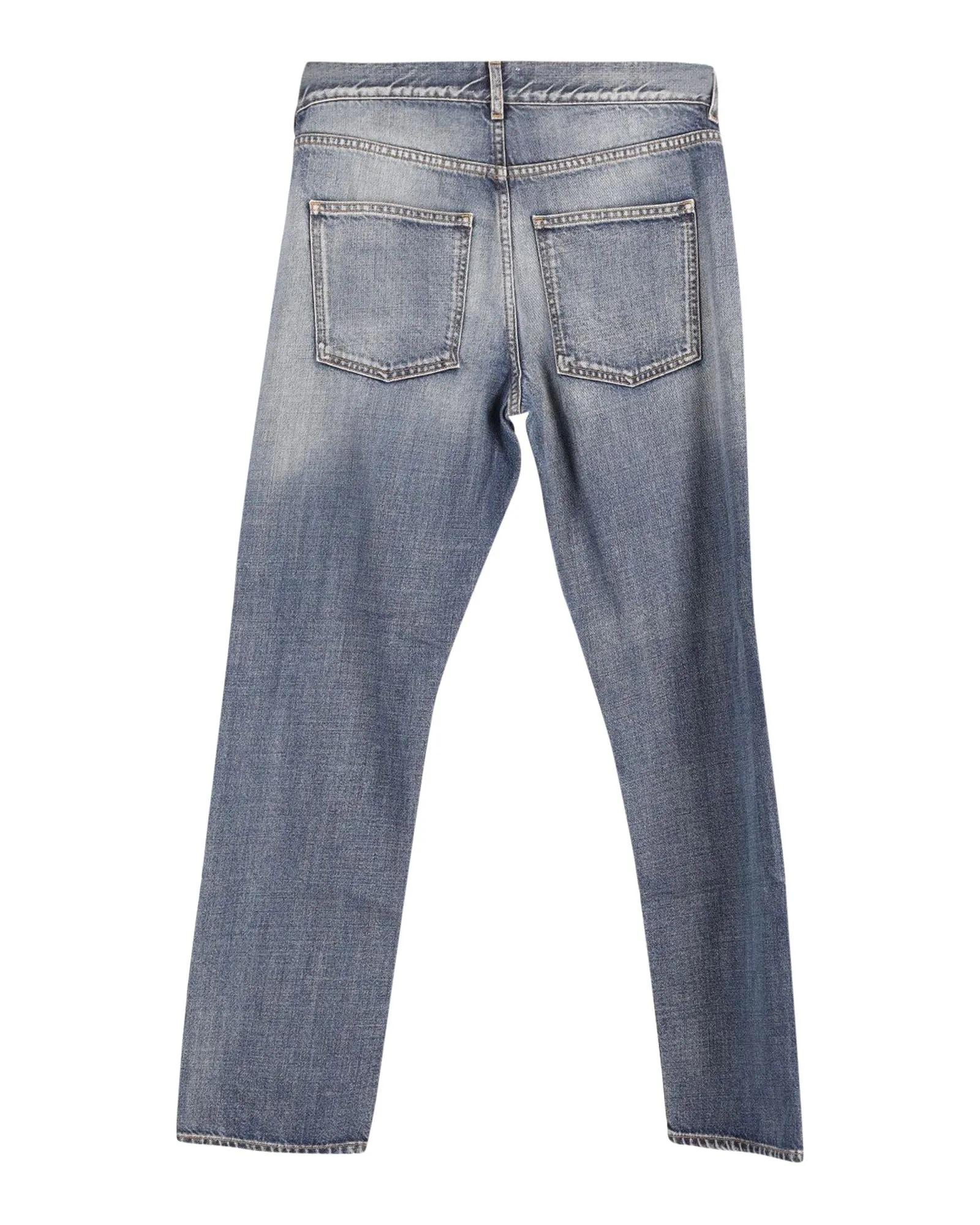Classic Blue Cotton Jeans for Everyday Wear