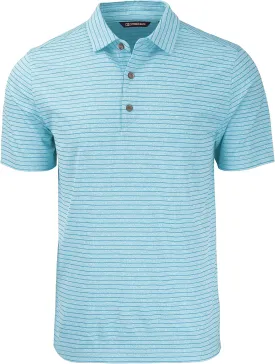 Cutter & Buck Forge Eco Heather Stripe Stretch Recycled Mens Big & Tall Polo