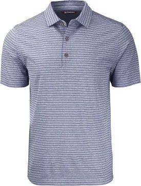 Cutter & Buck Forge Eco Heather Stripe Stretch Recycled Mens Big & Tall Polo