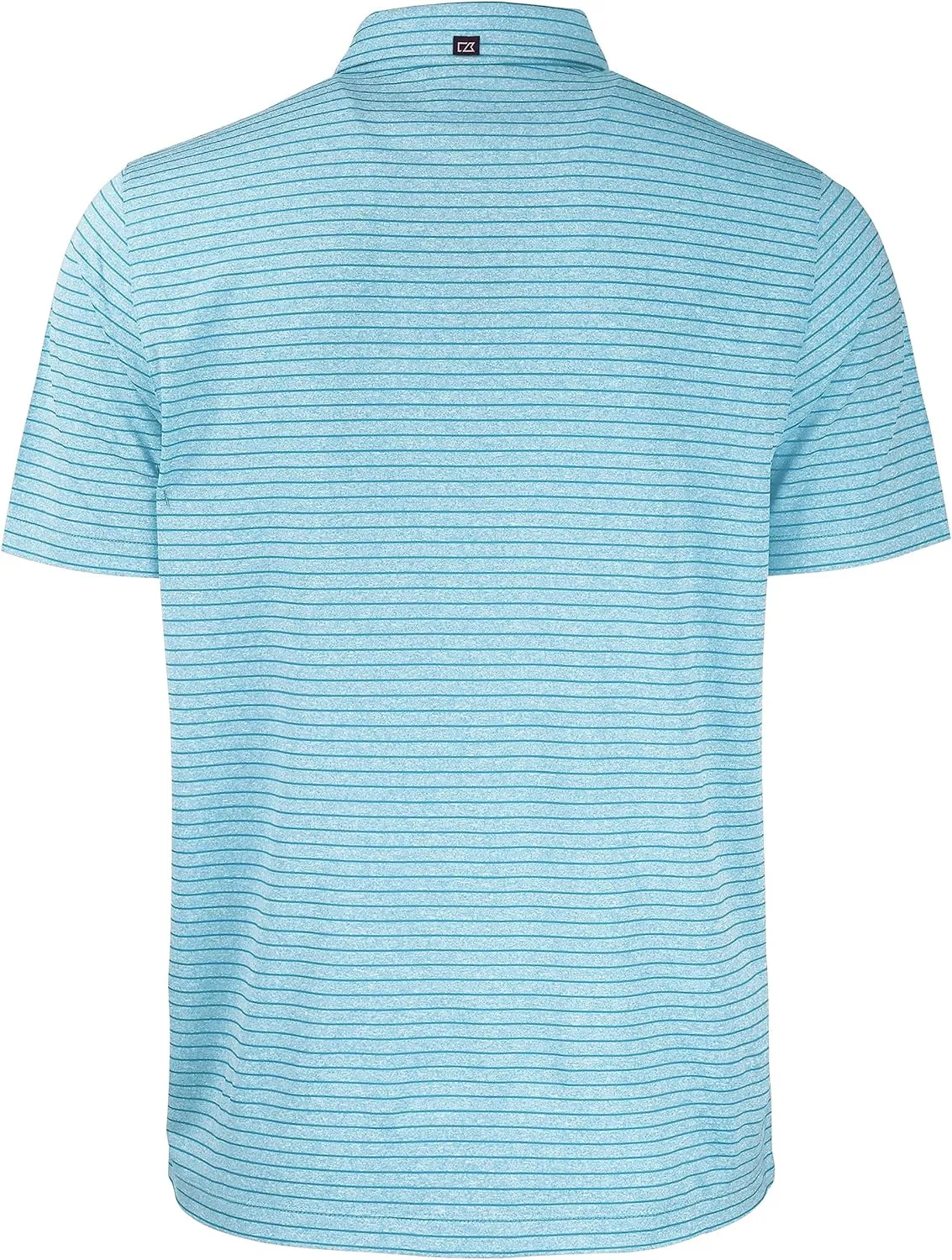 Cutter & Buck Forge Eco Heather Stripe Stretch Recycled Mens Big & Tall Polo