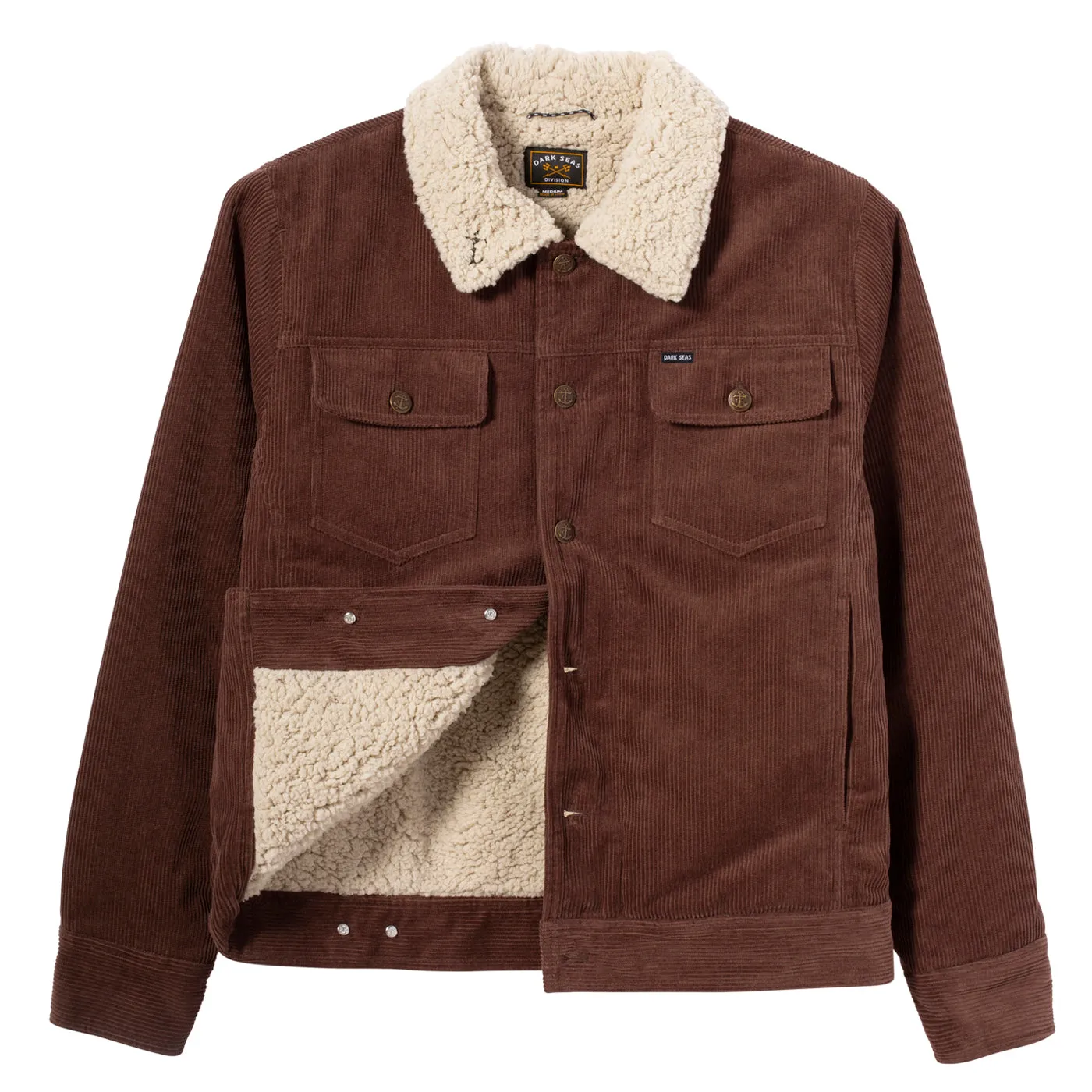 Dark Seas Men's Darby Jacket Brown Jackets