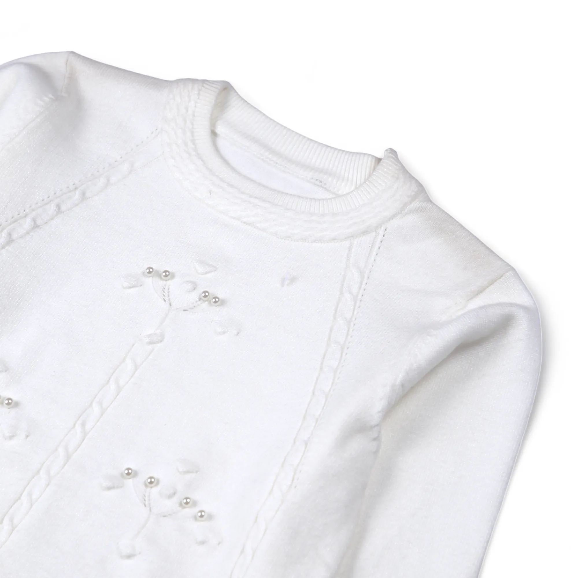 Girls top jersey White