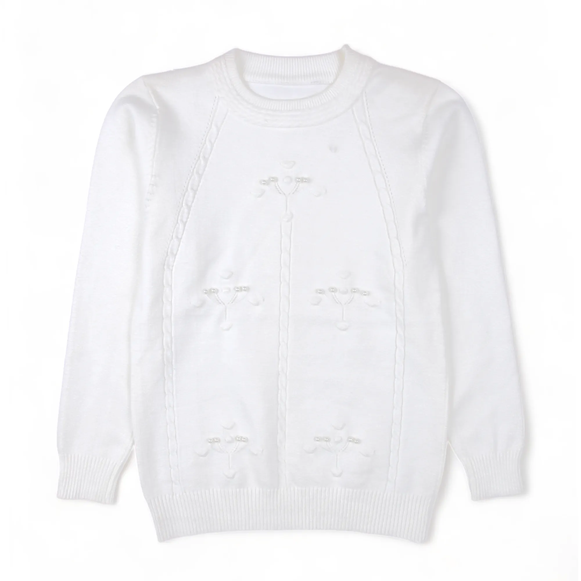 Girls top jersey White
