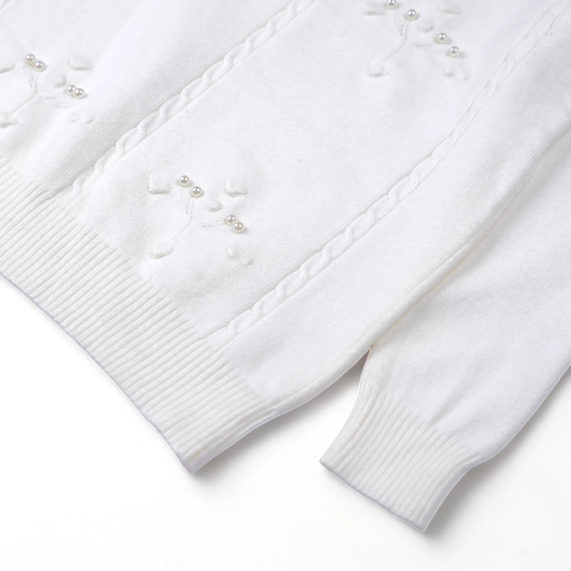 Girls top jersey White