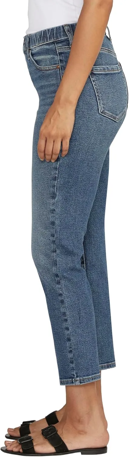 JAG Women's Valentina High Rise Straight Leg Pull-on Jeans-Legacy