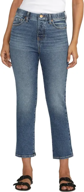 JAG Women's Valentina High Rise Straight Leg Pull-on Jeans-Legacy