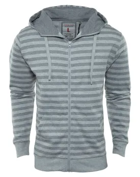 Jordan Craig Striped Full Zip Hoodie Mens Style : RN79771