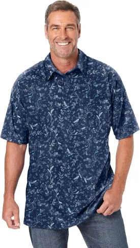 KingSize Men's Big & Tall Lightweight Jersey Polo