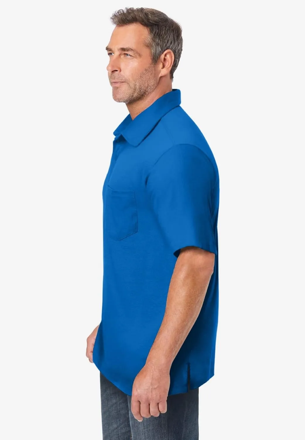 KingSize Men's Big & Tall Lightweight Jersey Polo