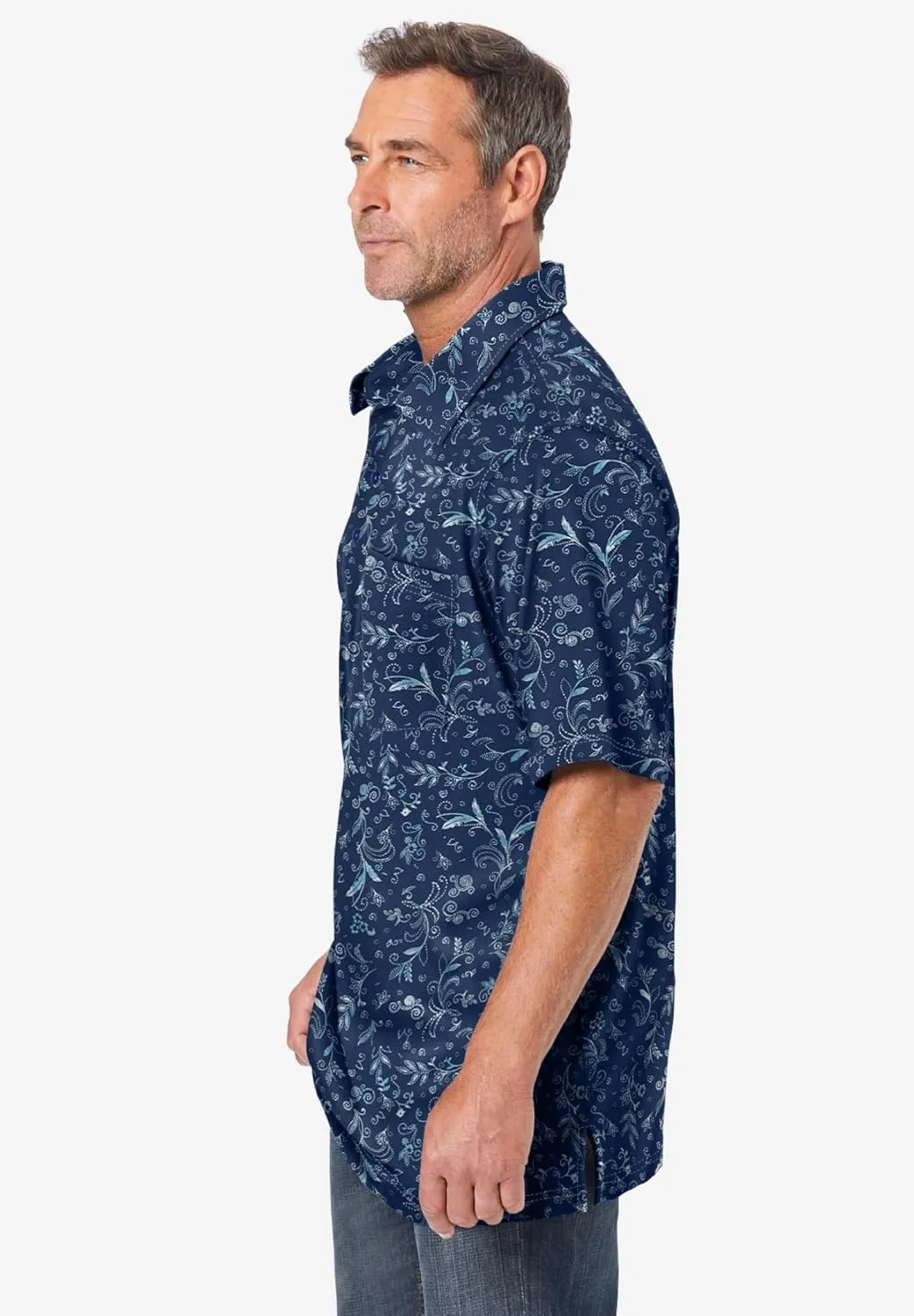 KingSize Men's Big & Tall Lightweight Jersey Polo