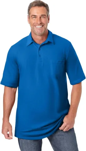 KingSize Men's Big & Tall Lightweight Jersey Polo