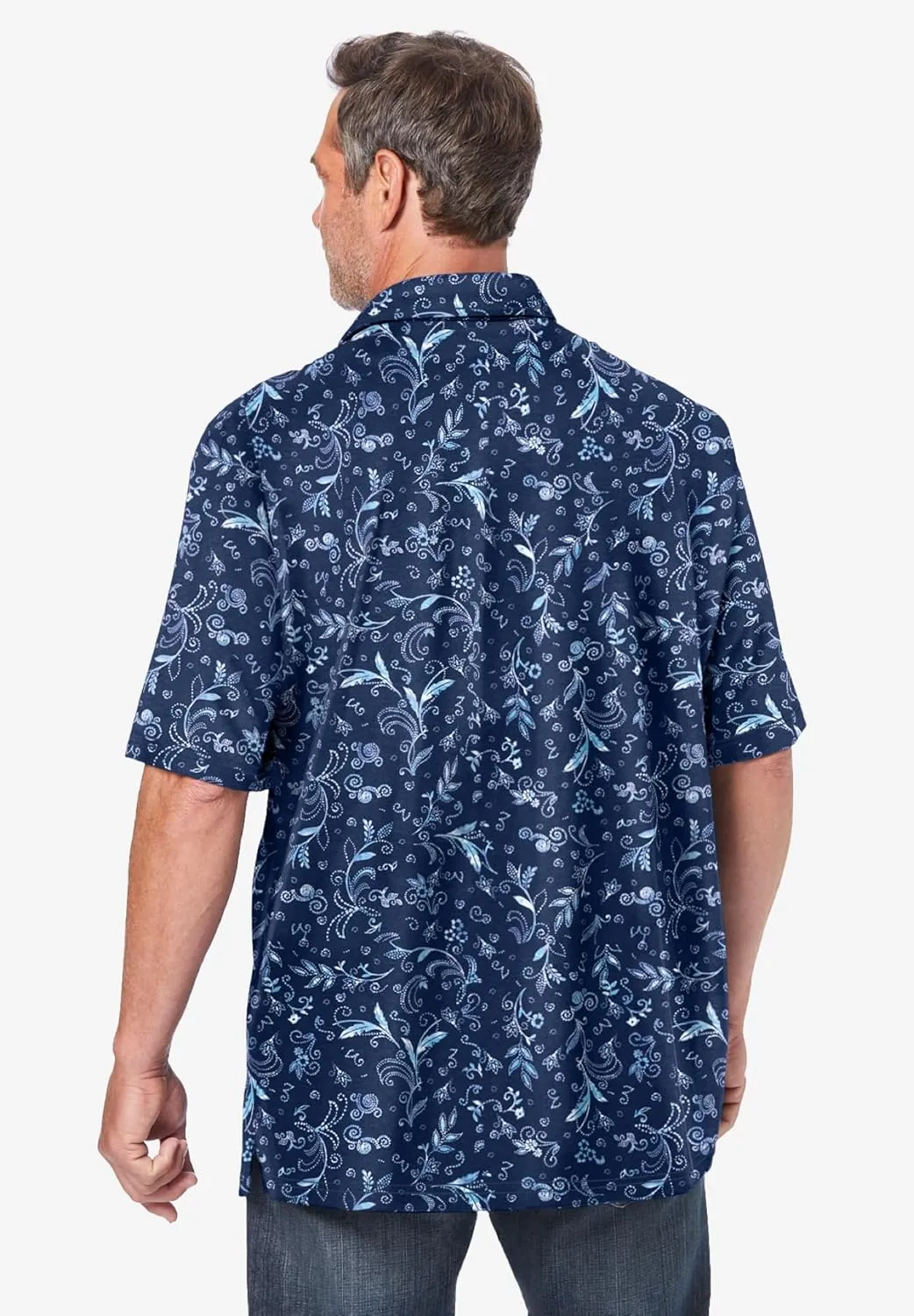 KingSize Men's Big & Tall Lightweight Jersey Polo