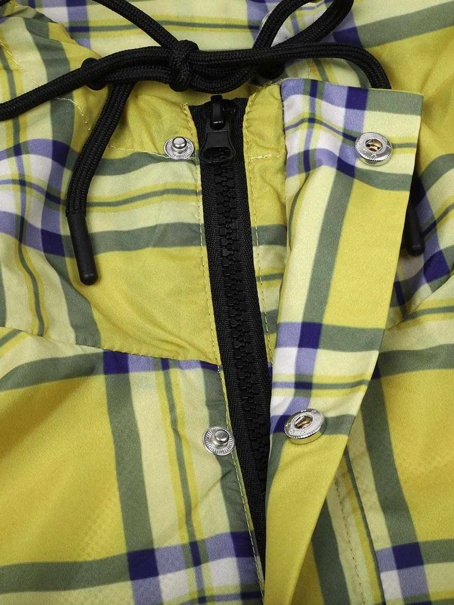 Logo Plaid Green Anorak