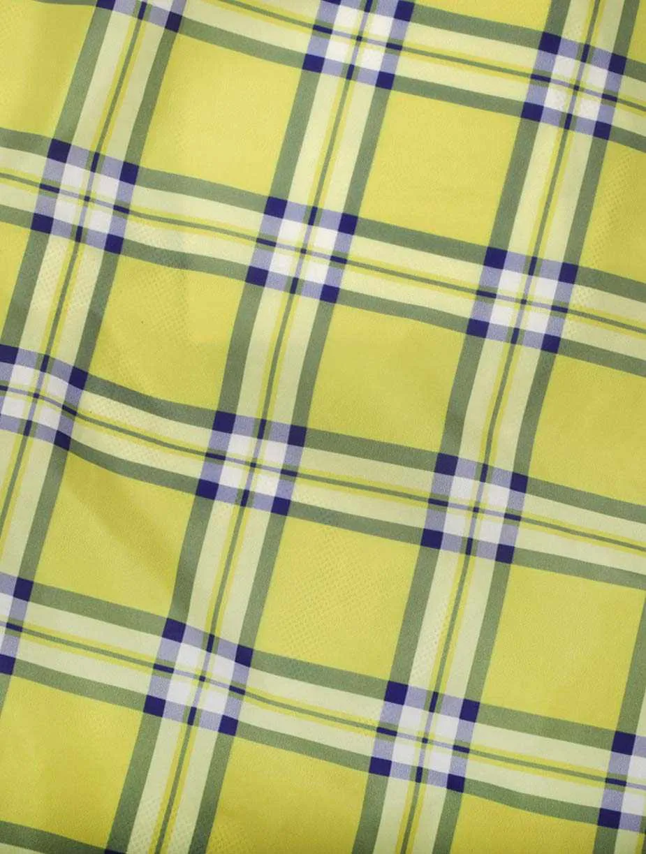 Logo Plaid Green Anorak