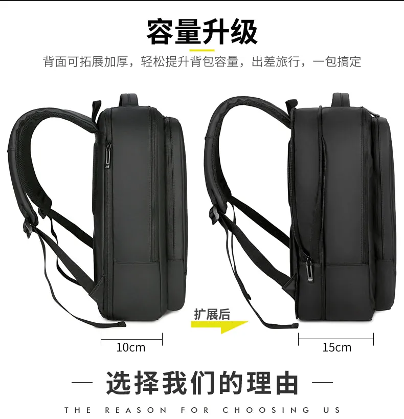 Male large-capacity functional travel bag