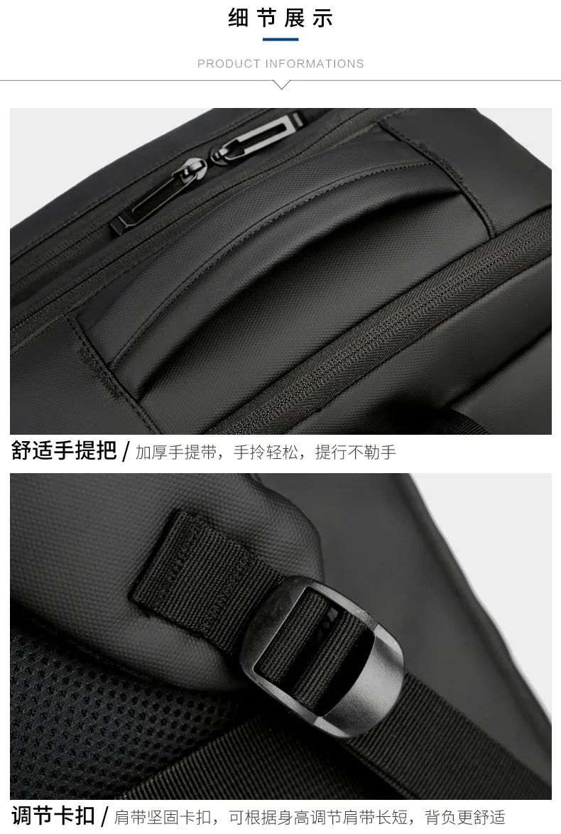 Male large-capacity functional travel bag