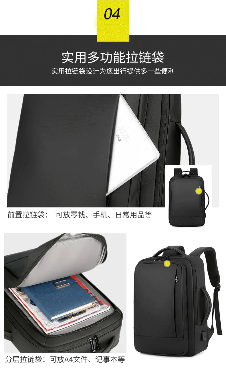 Male large-capacity functional travel bag
