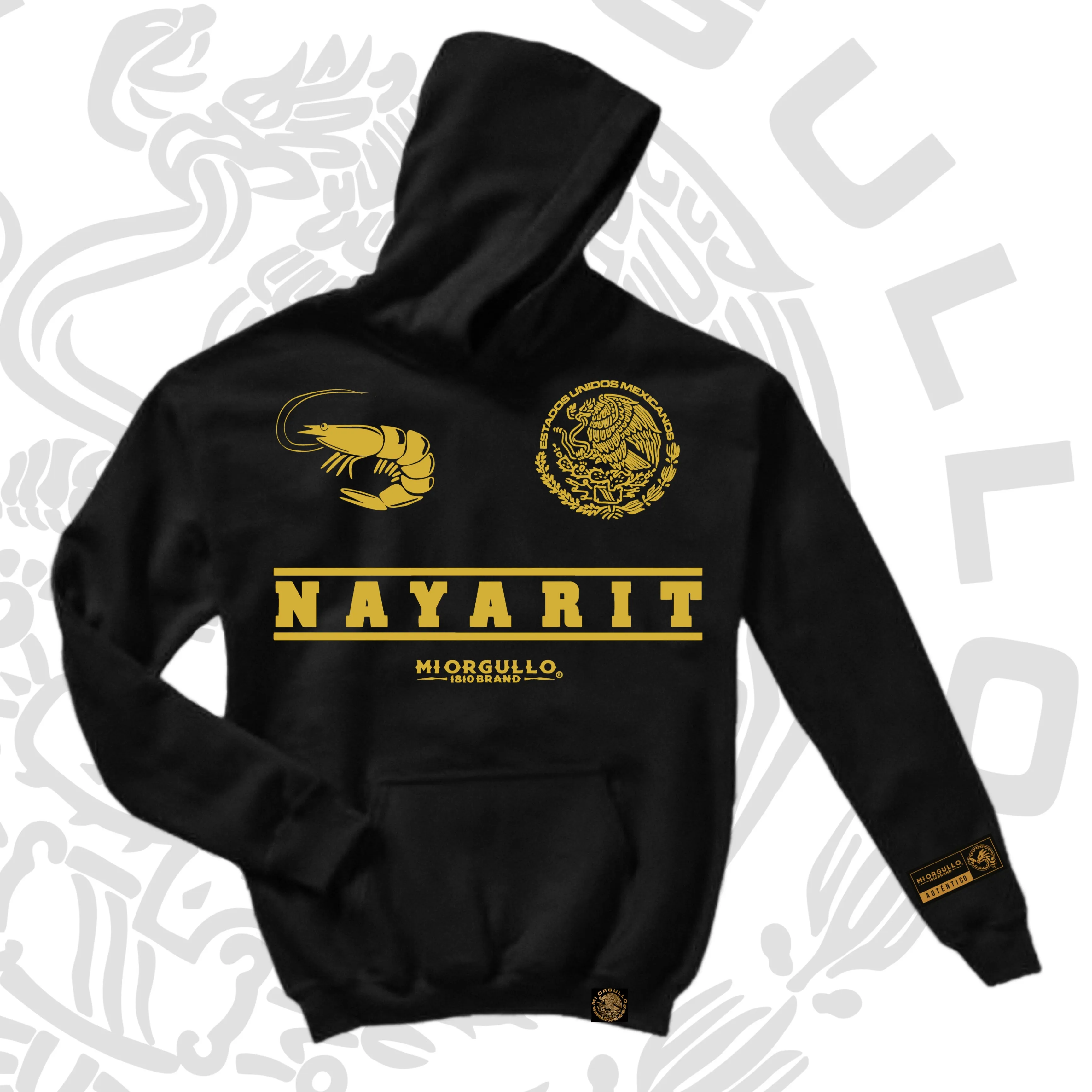 MEN’S BLACK GOLD RUSH NAYARIT HOODIE