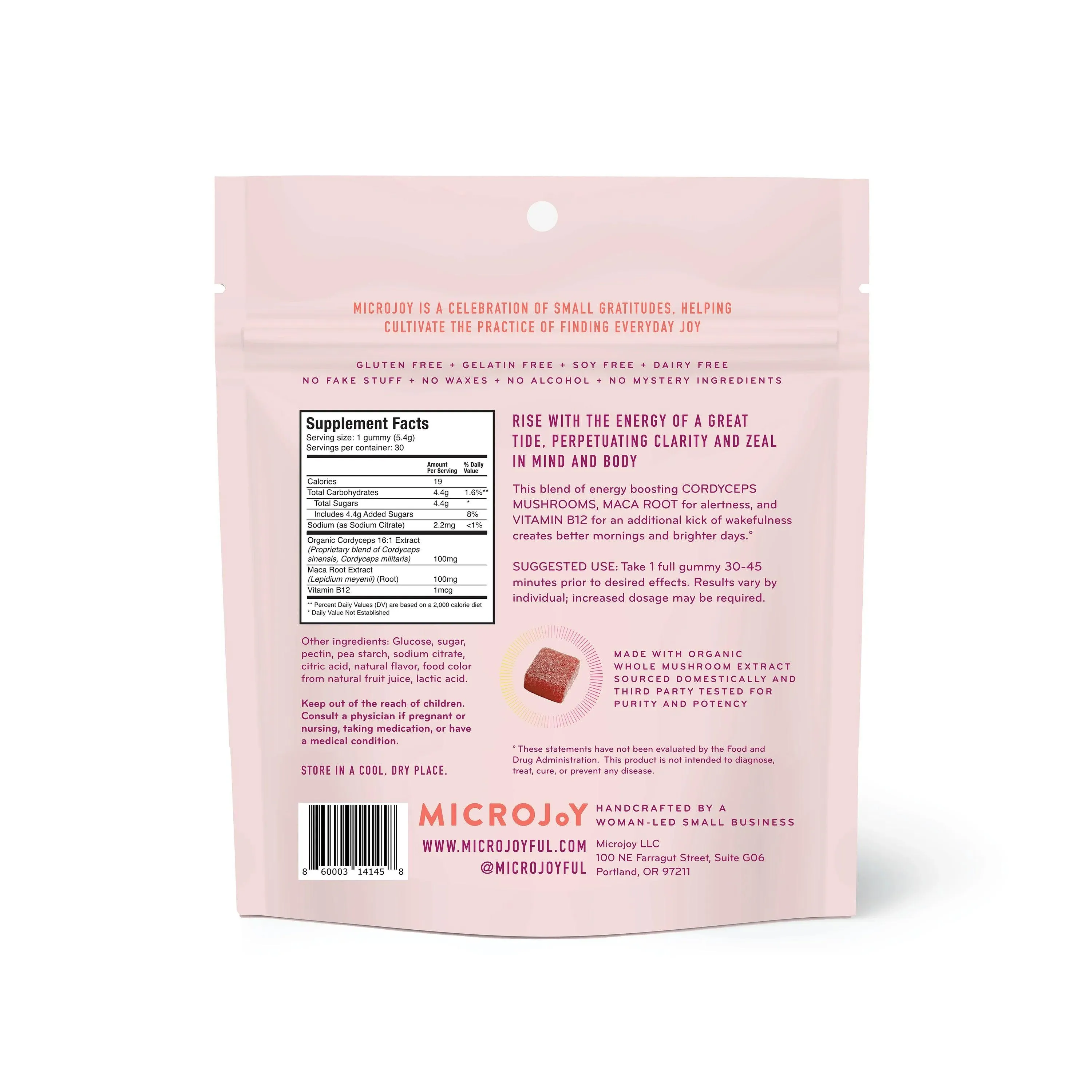 MICROJoY | MOTIVATE Functional Mushroom Gummies