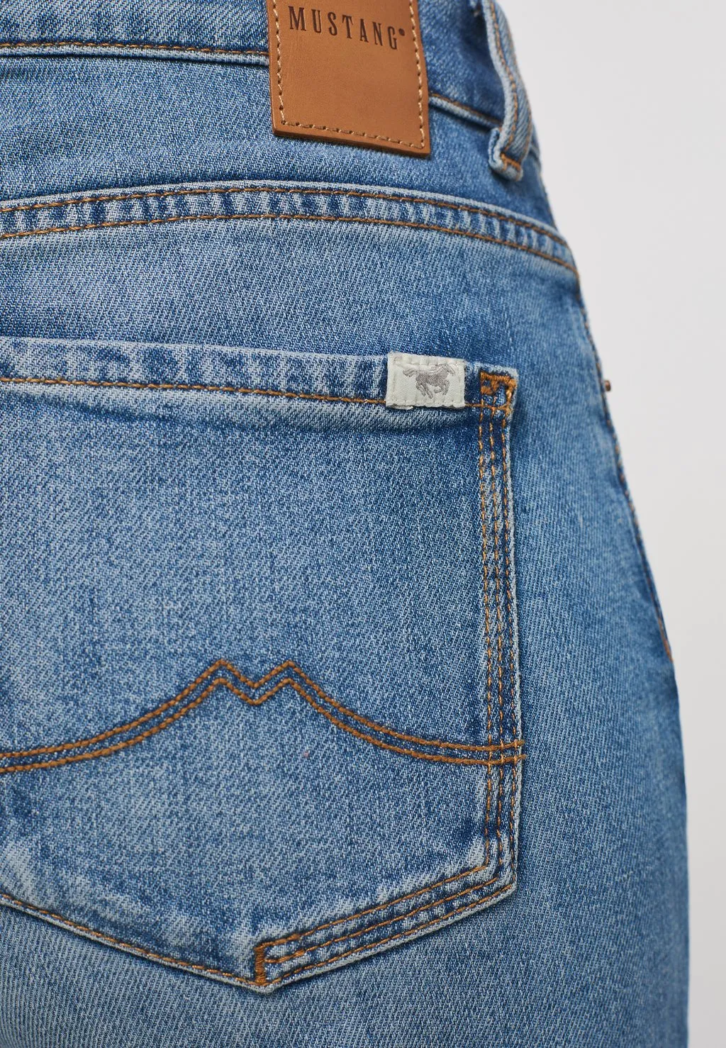 Mustang straight fit jeans, blue