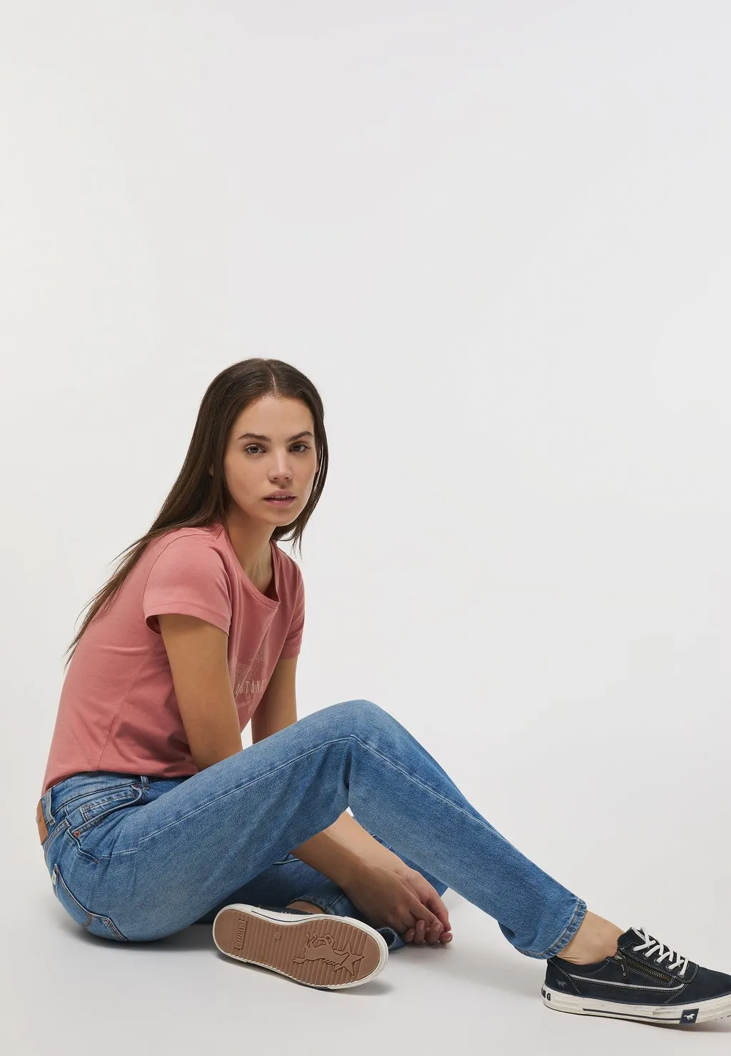 Mustang straight fit jeans, blue