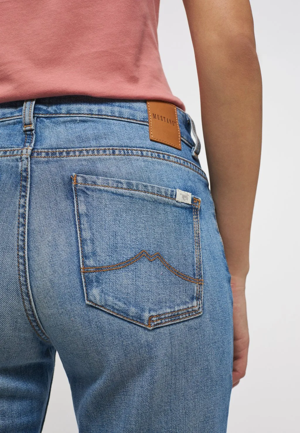 Mustang straight fit jeans, blue