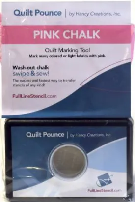 Quilt Pounce Pad   Pink Chalk
