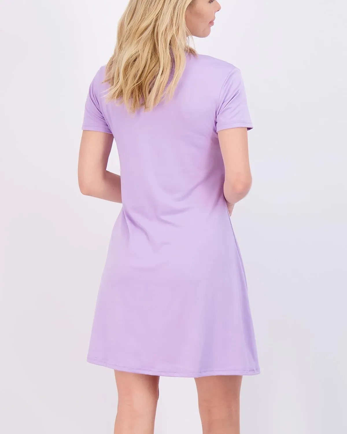 Real Essentials 3-Pack: Women's Super-Soft Short Sleeve Dress Loose Casual Plain Simple Summer T-Shirt (Available in Plus)
