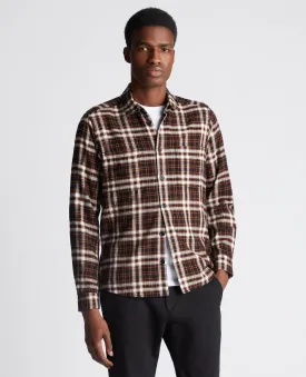 Regular Fit Checked Cotton Overshirt