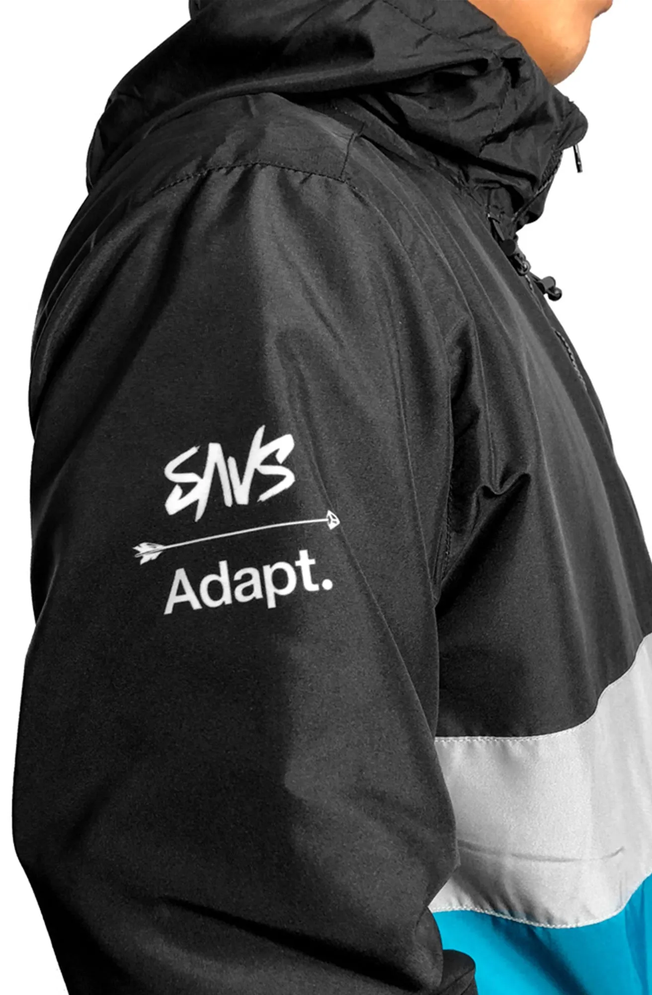 SAVS X Adapt :: Cold Blooded II SE (Men's Black/Teal Anorak Jacket)