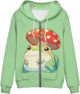 Showudesigns XS-5XL Zip Up Hoodie for Women Sweatshirt Pullover