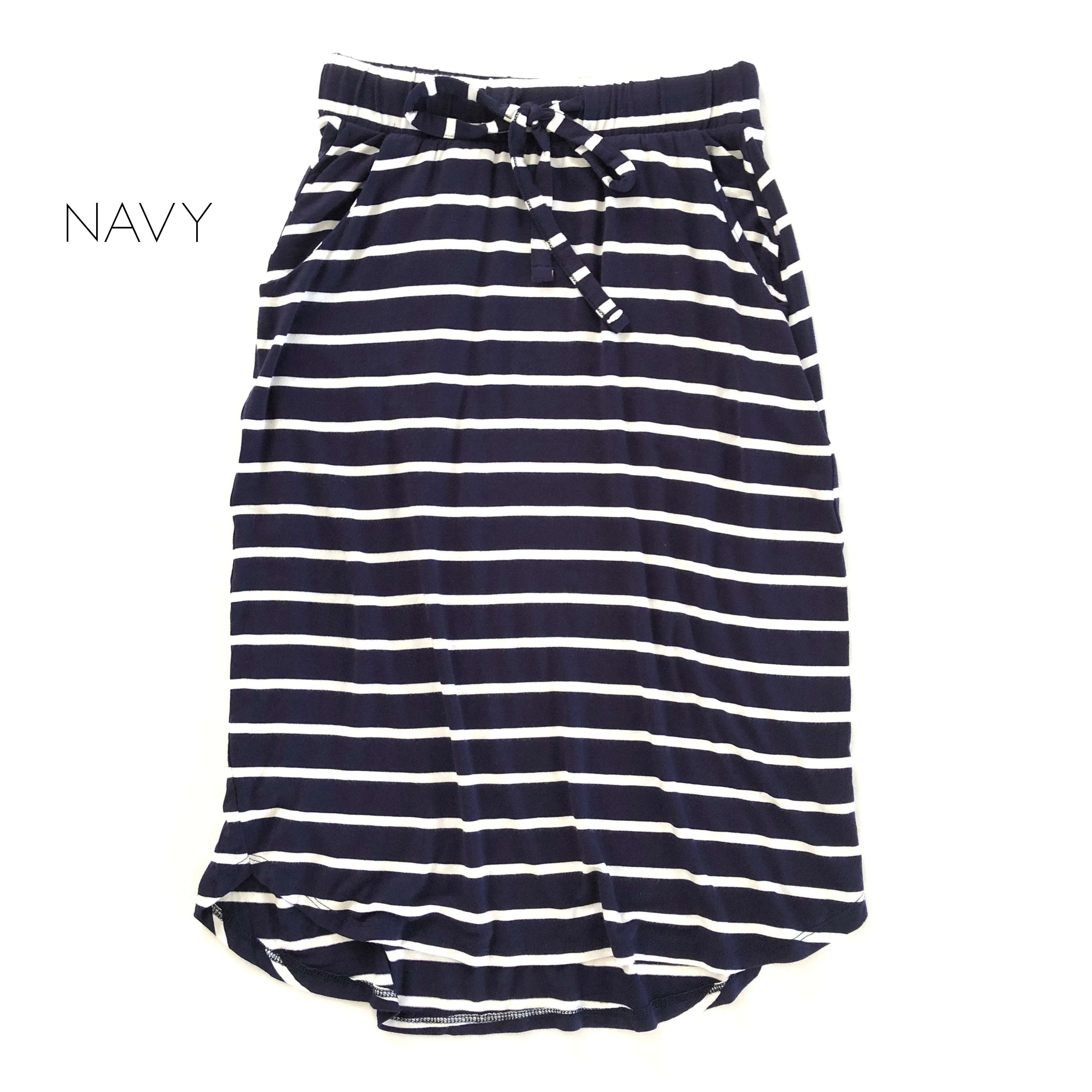 Striped Everyday Skirt | S-XL