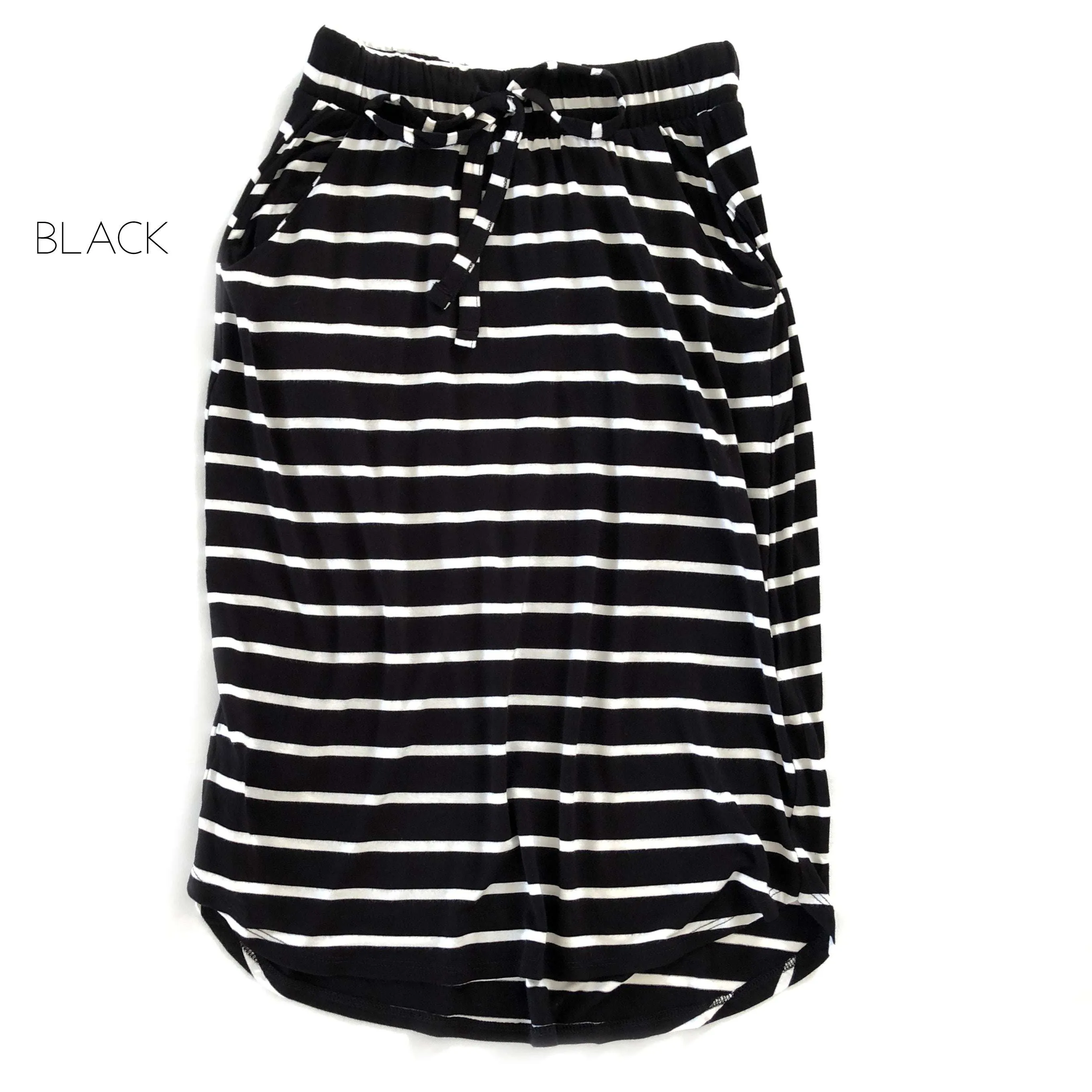 Striped Everyday Skirt | S-XL