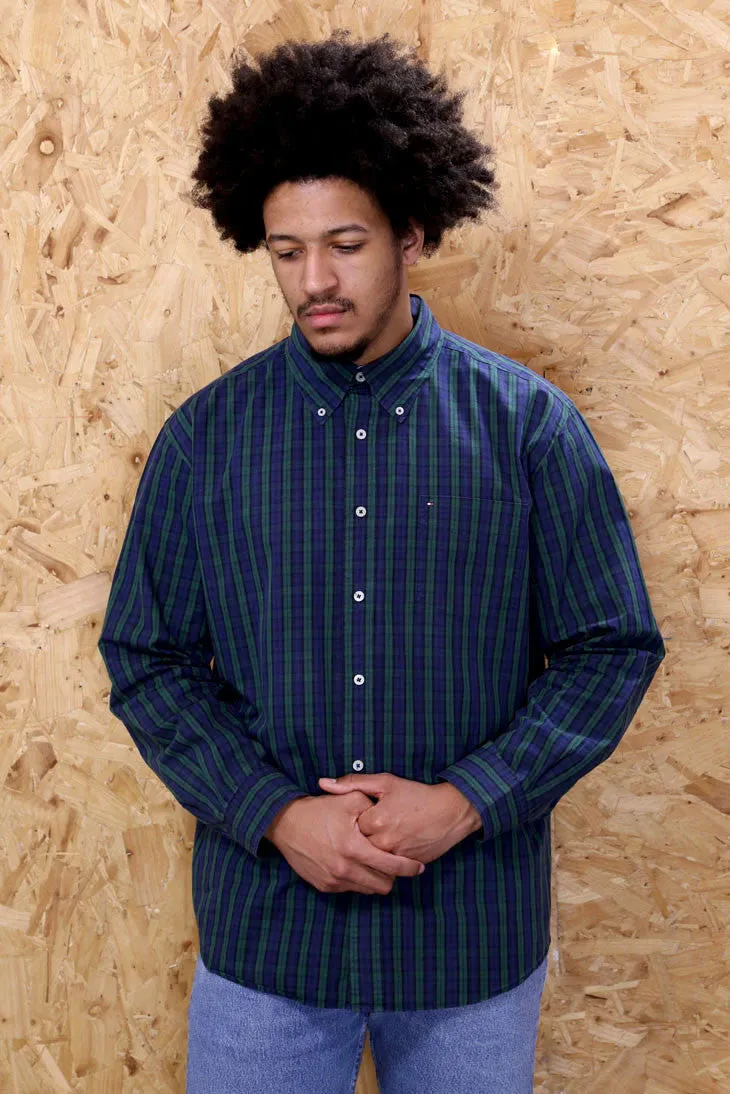 Tommy Hilfiger Vintage Dark Checked Shirt