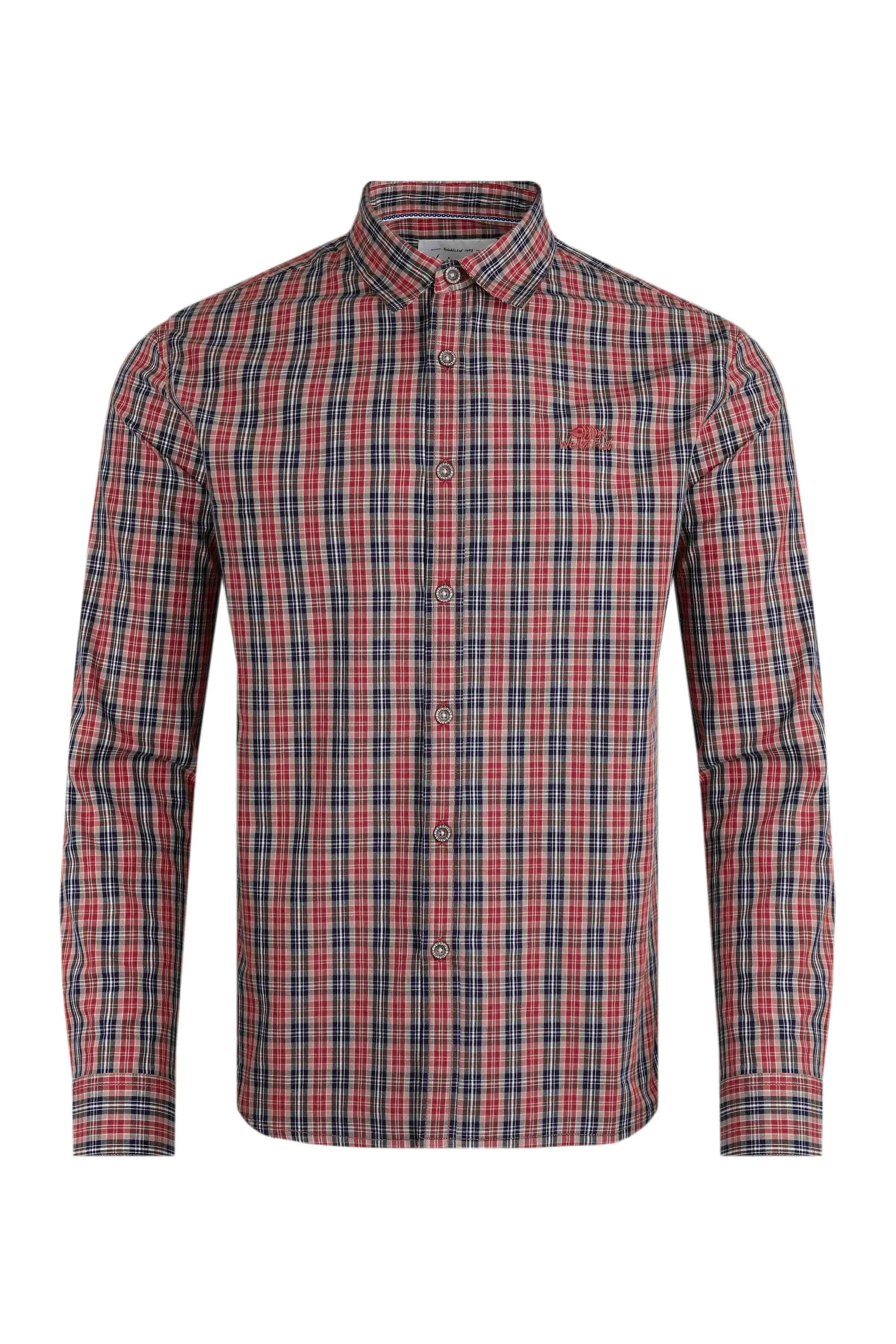 Weird Fish S Nut Lando Long Sleeve Check Shirt