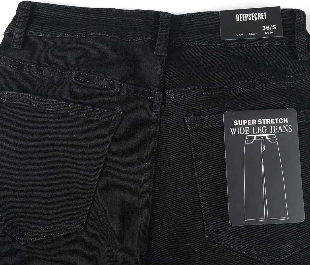 Women's Stretch Jeans Straight Leg Flexibility & Durability