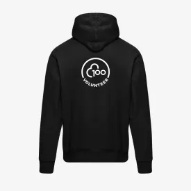 Women's volunteer black 100 hoodie